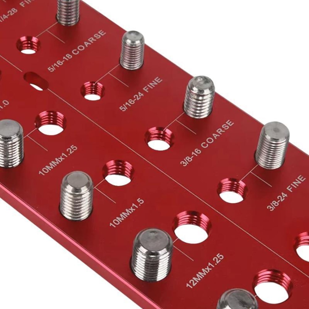 Screw & Nut Thread Checker Gauge Thread Pitch Measuring Tool Metric Bolt Identification
