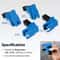 Brake Hose Clamp Set Brake Line Clamp Tool Hose Sealing Clamp for Auto Fluid Shut Off