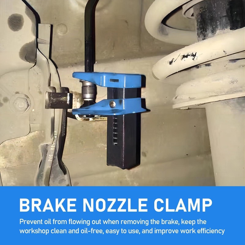 Brake Hose Clamp Set Brake Line Clamp Tool Hose Sealing Clamp for Auto Fluid Shut Off