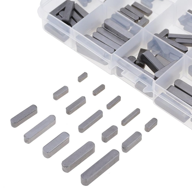 Parallel Pin Keys Shaft Pulley Key Set Boxed Drive Shaft Assortment