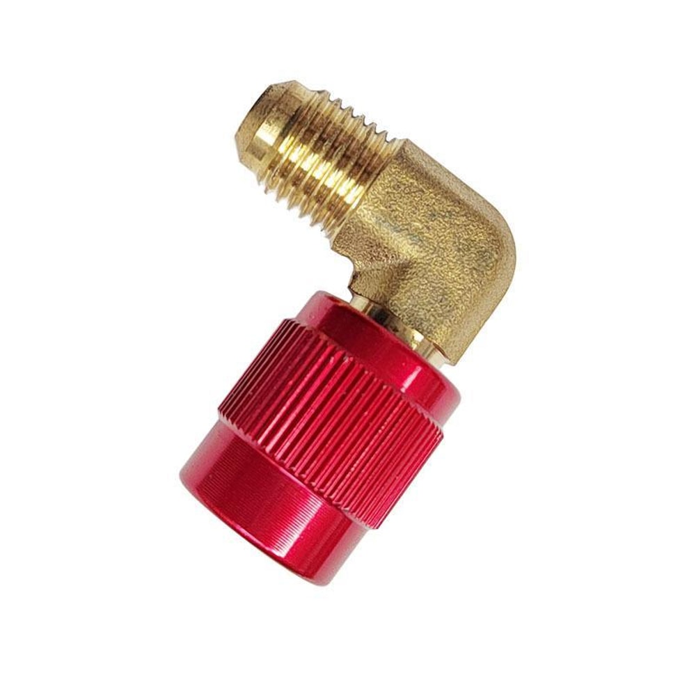 Brass Refrigerant Conversion Adapter Elbow Service Connector