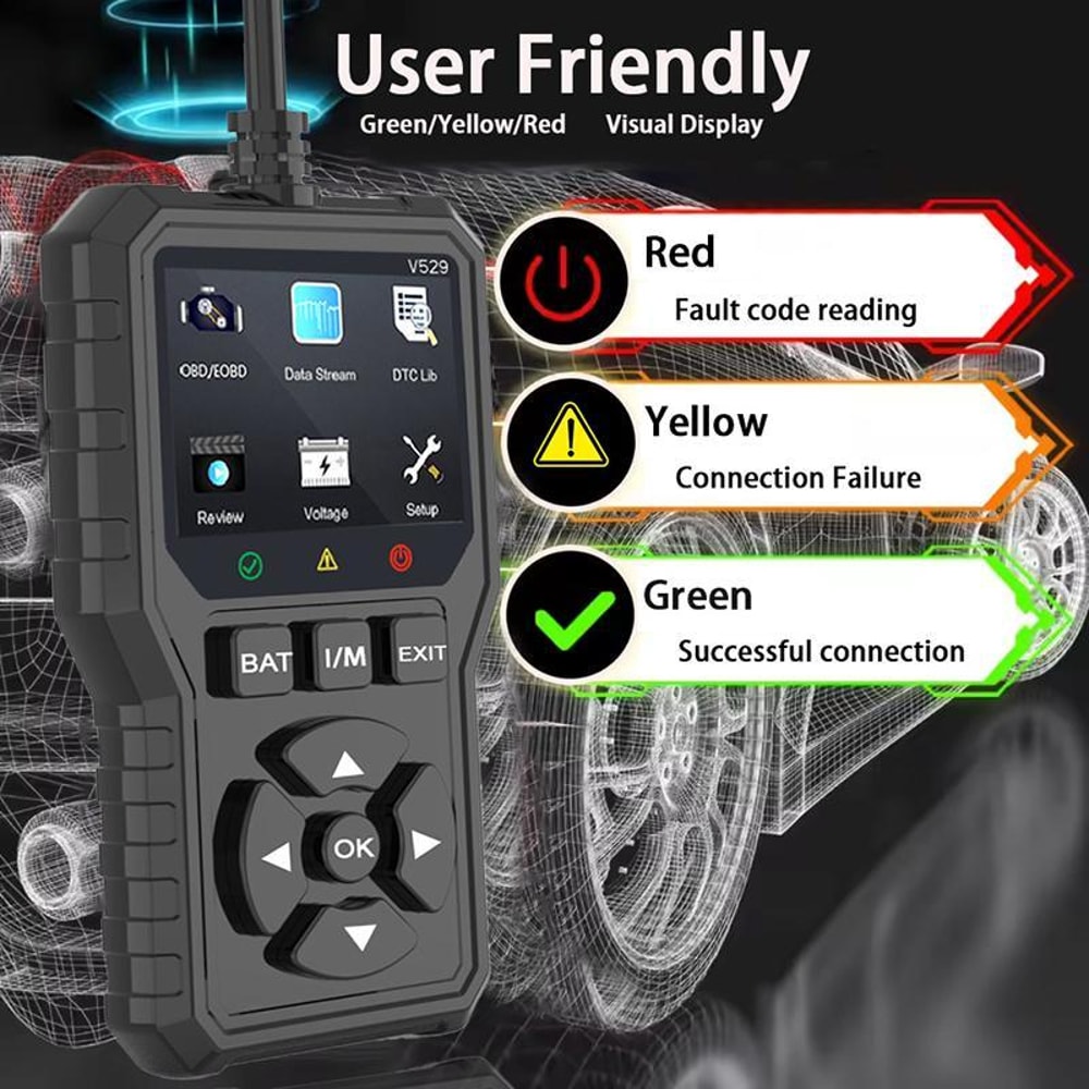 Car Scanner Engine Fault Code Reader Diagnostic Tool