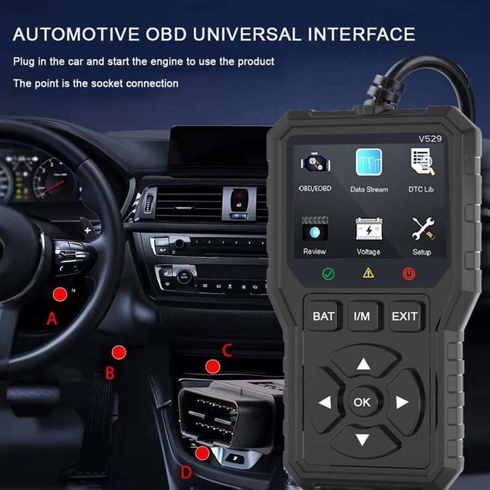 Car Scanner Engine Fault Code Reader Diagnostic Tool
