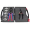 Quick Change Crimping Pliers Set Ratchet Wire Stripping Tool Toolbox Kit for Electrical Work
