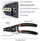Quick Change Crimping Pliers Set Ratchet Wire Stripping Tool Toolbox Kit for Electrical Work