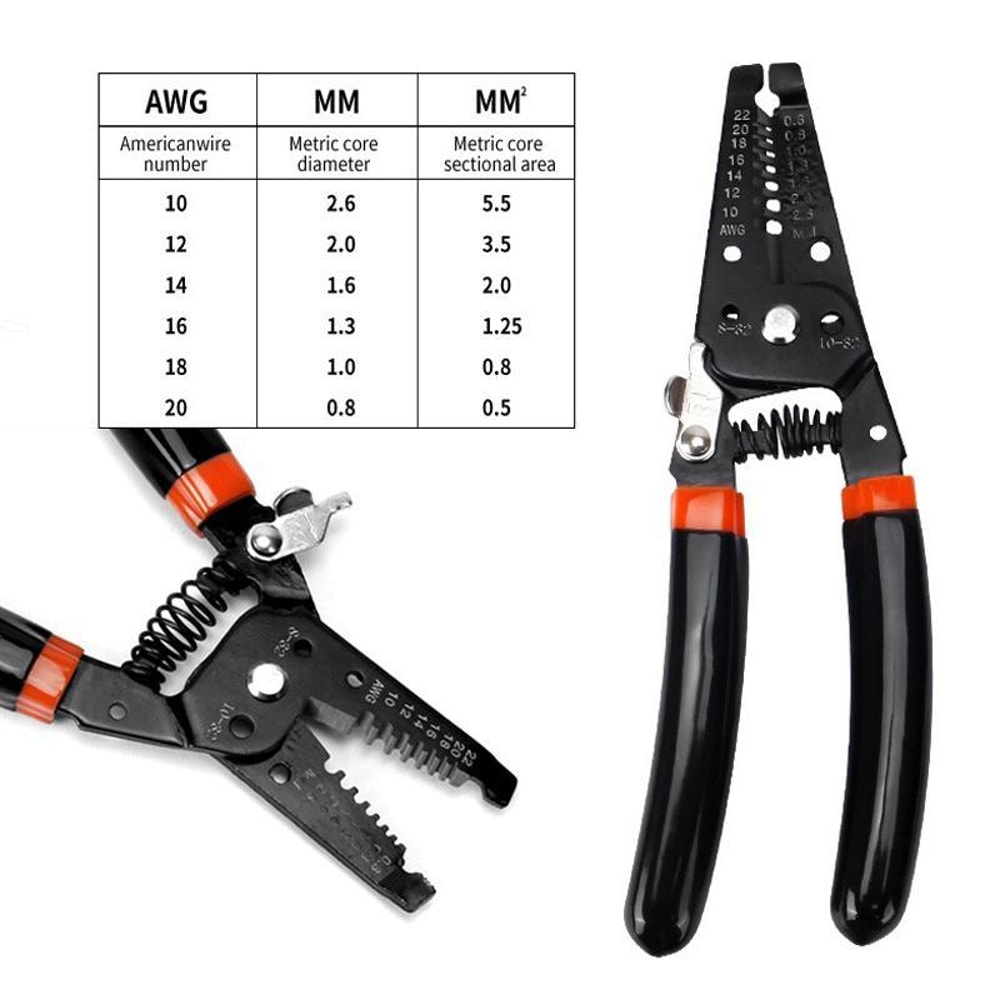 Quick Change Crimping Pliers Set Ratchet Wire Stripping Tool Toolbox Kit for Electrical Work