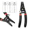 Quick Change Crimping Pliers Set Ratchet Wire Stripping Tool Toolbox Kit for Electrical Work