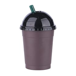 car & home coffee mug shape portable car ashtray smoke odor locking cigarette ashtray