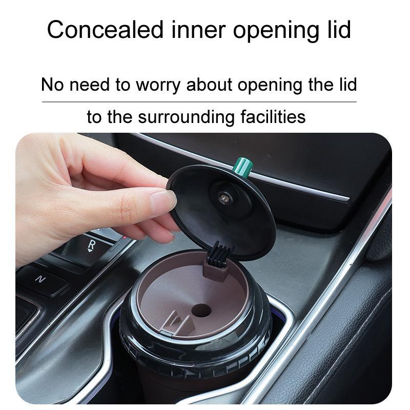 Car & Home Coffee Mug Shape Portable Car Ashtray Smoke Odor Locking Cigarette Ashtray
