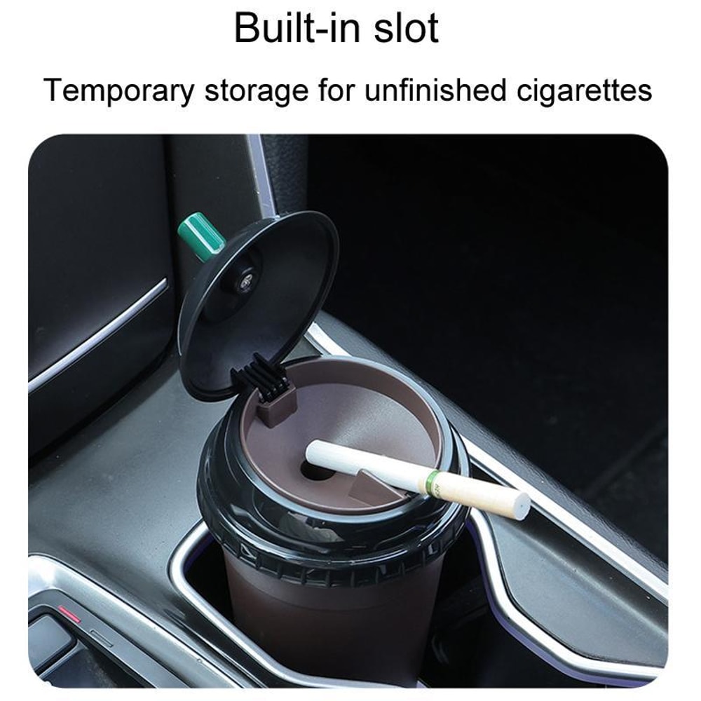 Car & Home Coffee Mug Shape Portable Car Ashtray Smoke Odor Locking Cigarette Ashtray