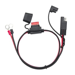 terminal to sae fused battery charger extension cable for motorcycle car