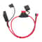 Terminal to SAE Fused Battery Charger Extension Cable for Motorcycle Car