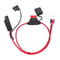 Terminal to SAE Fused Battery Charger Extension Cable for Motorcycle Car