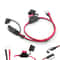 Terminal to SAE Fused Battery Charger Extension Cable for Motorcycle Car