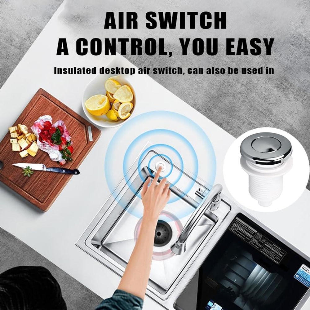 Pneumatic Air Pressure Switch for Bathtub Spa Pump Control Safe Waterproof Micro Switch