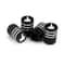 LED Glow Tire Valve Caps Blue Aluminum Universal Car Wheel Lights