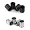 Premium Metal Tire Valve Caps Set Universal Dustproof Car Valve Caps Black