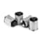 Premium Metal Tire Valve Caps Set Universal Dustproof Car Valve Caps Black
