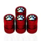 Bear Claw Metal Tire Valve Caps Set Durable Car Tire Valve Covers Anti Theft Protection
