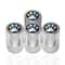 Bear Claw Metal Tire Valve Caps Set Durable Car Tire Valve Covers Anti Theft Protection