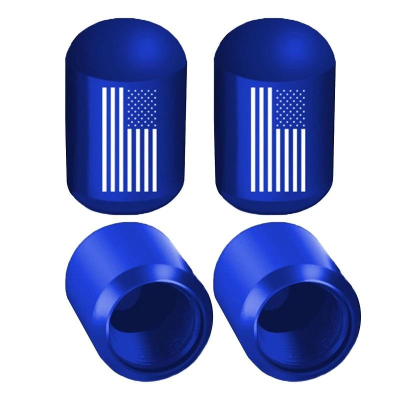 Premium Aluminum Tire Valve Caps Set Dustproof Universal Car Valve Caps Protection