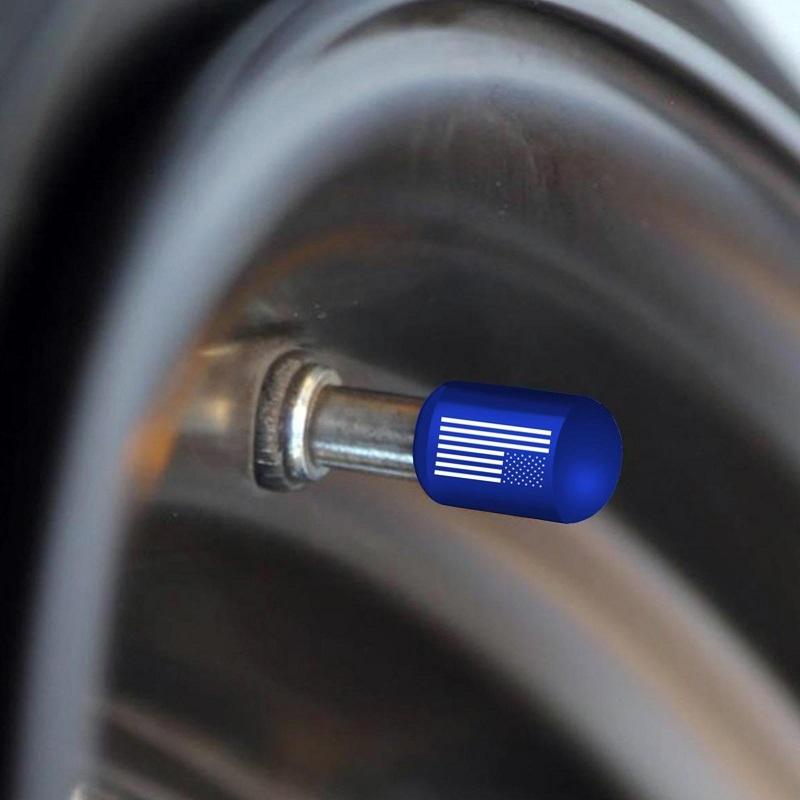 Premium Aluminum Tire Valve Caps Set Dustproof Universal Car Valve Caps Protection