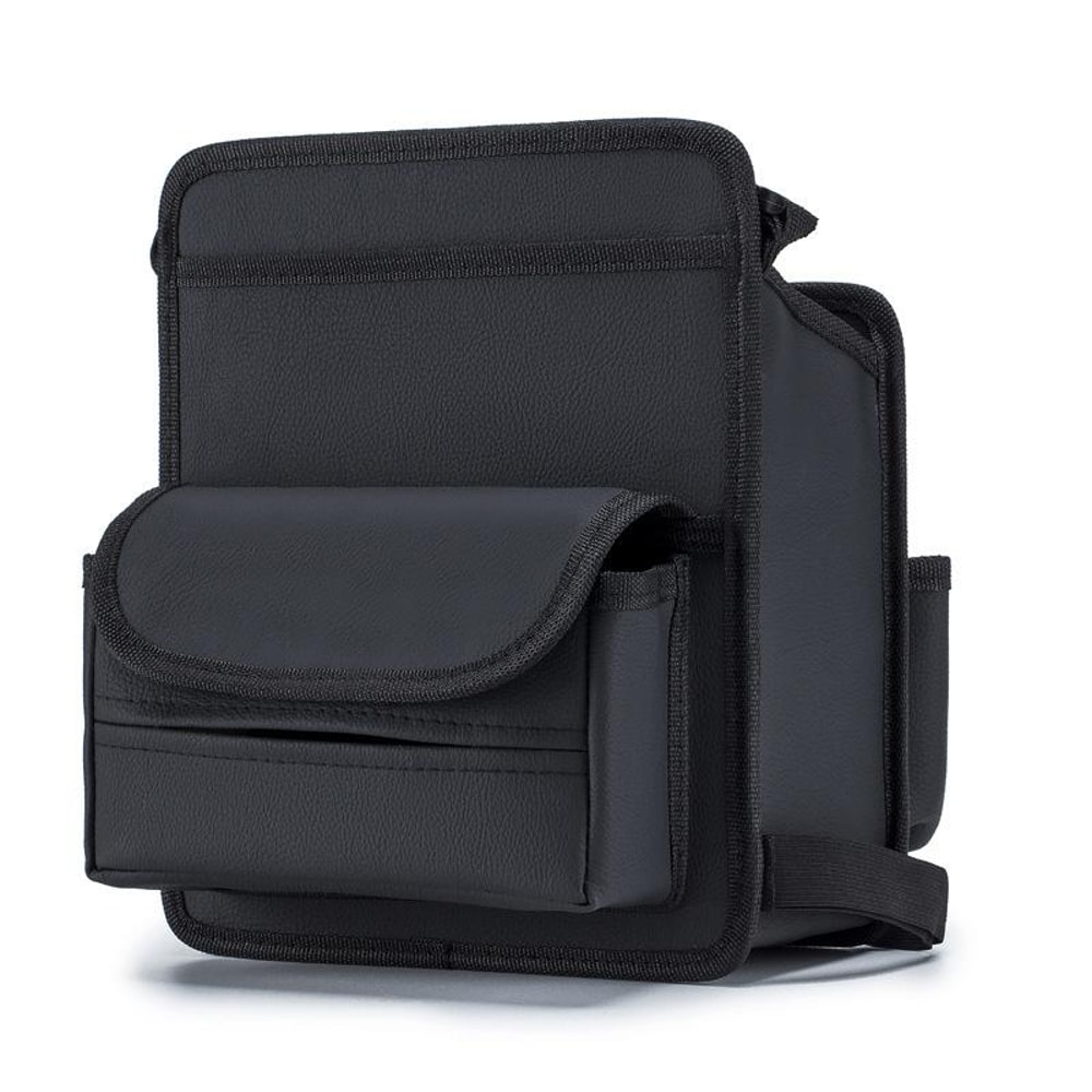Car Seat Storage Bag & Car Seat Back Organizer with Tissue Box Holder Mesh Car Organizer for Car Interior
