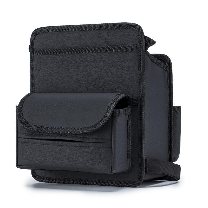 Car Seat Storage Bag & Car Seat Back Organizer with Tissue Box Holder Mesh Car Organizer for Car Interior