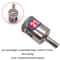 Car Floor Mat Hole Punch Drill Bit Set Automotive Leather Floor Mat Cutter Tool