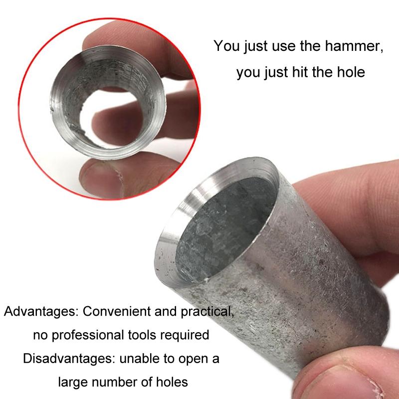 Car Floor Mat Hole Punch Drill Bit Set Automotive Leather Floor Mat Cutter Tool