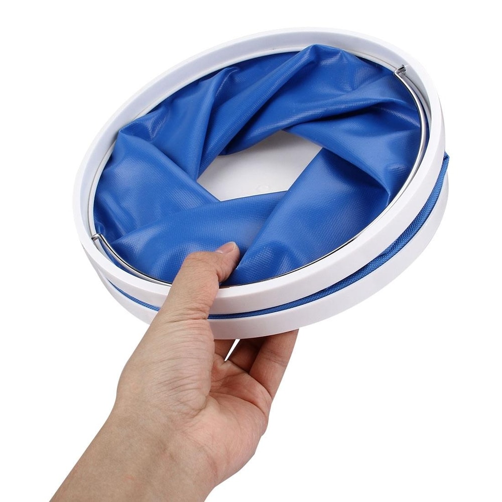 Foldable Water Bucket Portable Camping Bucket Collapsible Oxford Cloth Bucket for Camping Car Wash Fishing
