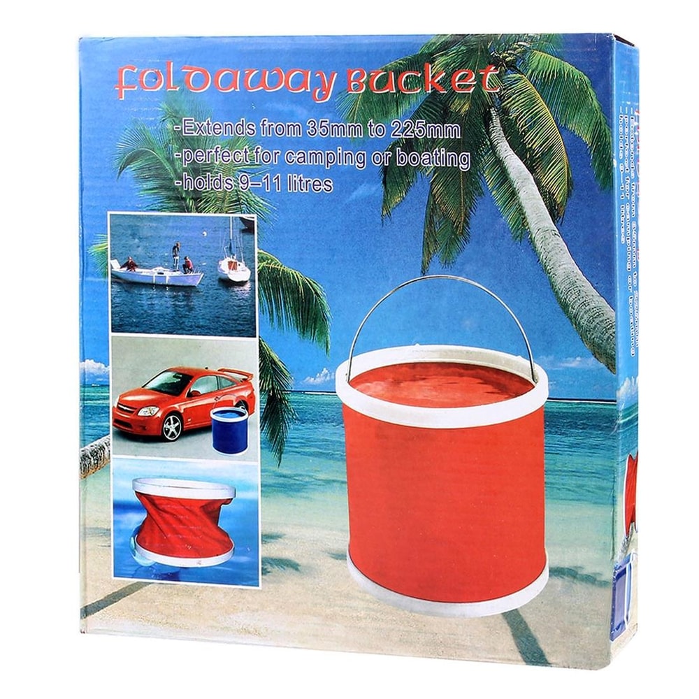 Foldable Water Bucket Portable Camping Bucket Collapsible Oxford Cloth Bucket for Camping Car Wash Fishing