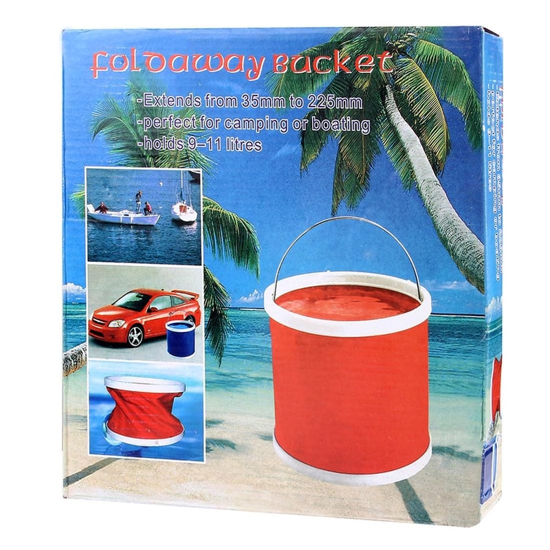 Foldable Water Bucket Portable Camping Bucket Collapsible Oxford Cloth Bucket for Camping Car Wash Fishing