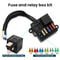 Motorcycle Fuse Box with Starter Relay Waterproof Fuse Box Relay Harness