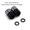 Skull Laser Tire Valve Stem Caps Set Anti-Theft Car Wheel Accessories