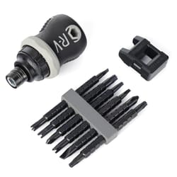 multi-use magnetic precision screwdriver set telescopic chrome vanadium bits