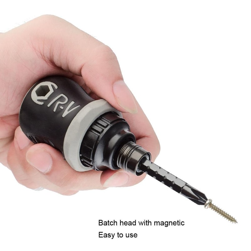 Multi-Use Magnetic Precision Screwdriver Set Telescopic Chrome Vanadium Bits