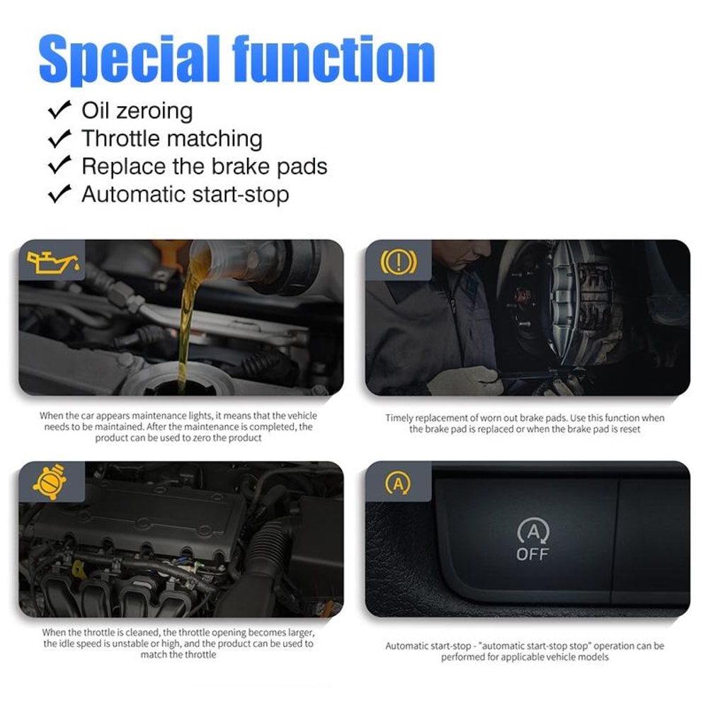 Car Code Reader & Diagnostic Scanner Fault Detector Tool