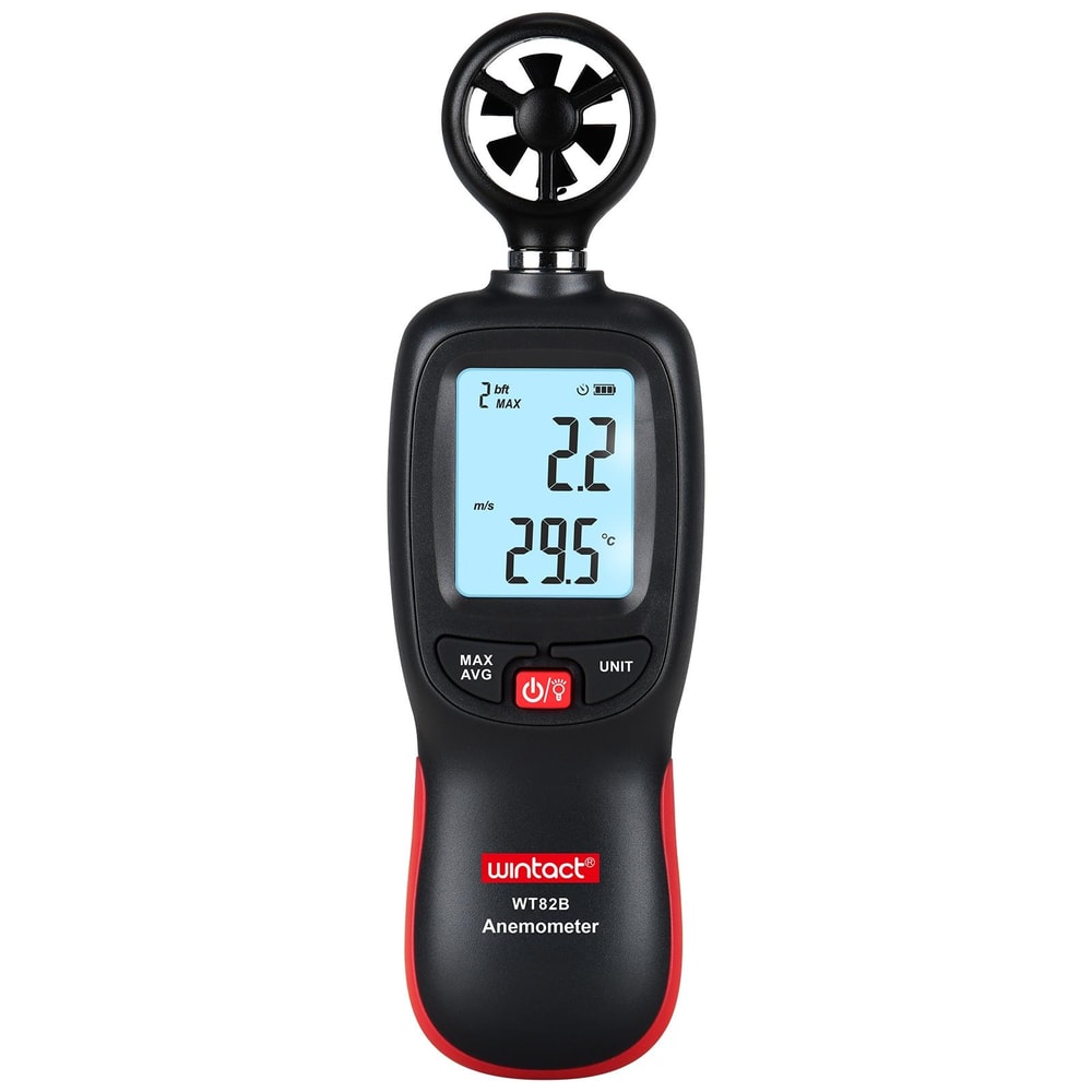 Wintact Bluetooth Wind Speed Meter Air Velocity Data Logging Anemometer