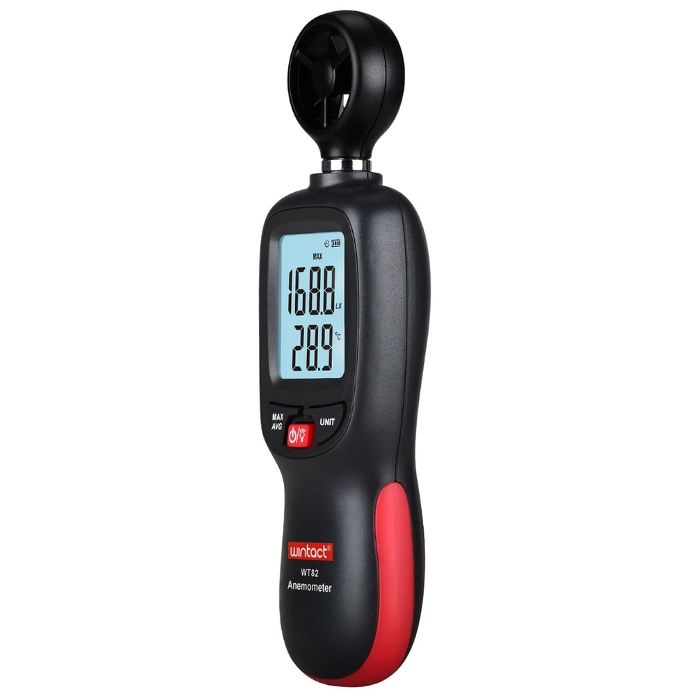 Wintact Bluetooth Wind Speed Meter Air Velocity Data Logging Anemometer