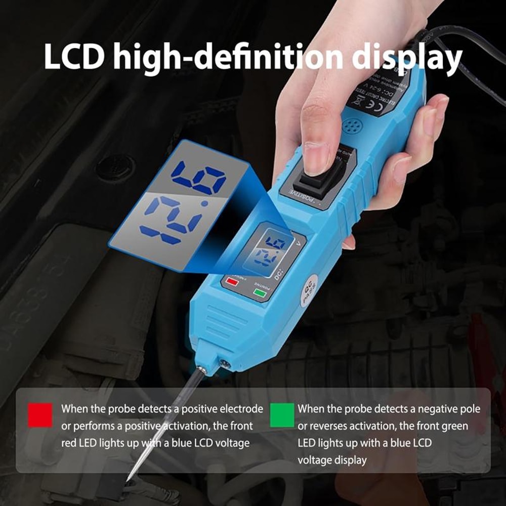 Vehicle Circuit Tester Automotive Diode Tester Multifunctional Car Circuit Detector Tool