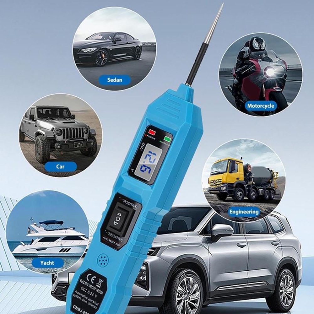 Vehicle Circuit Tester Automotive Diode Tester Multifunctional Car Circuit Detector Tool