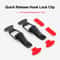Universal Car Bumper Safety Fixing Buckle Iron Car Modification Accessories Clip
