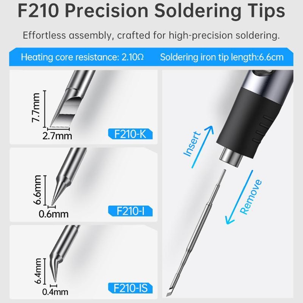 Wireless Soldering Iron Kit Screen Temperature Controlled Portable Repair Tool