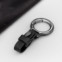 alloy car keychain belt hook key holder anti loss key chain for men & women