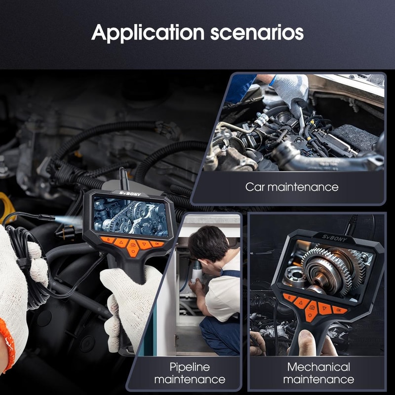 Industrial Borescope Inspection Camera Waterproof Probe