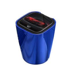 led car ashtray smokeless car ashtray crystal blue portable car accessory ashtray