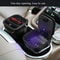 LED Car Ashtray Smokeless Car Ashtray Crystal Blue Portable Car Accessory Ashtray