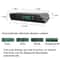 Solar Car Digital Clock With Temperature Time Date Week Display Automotive Dashboard Thermometer 3