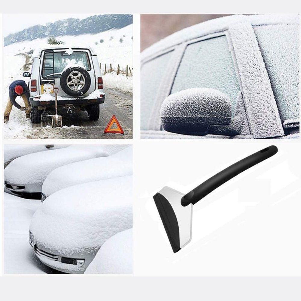 Car Ice Scraper Stainless Windshield Snow Remover Tool